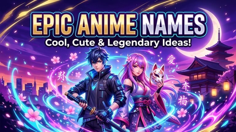 anime names
