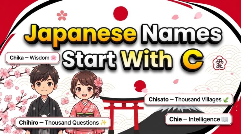 japanese names that start with c