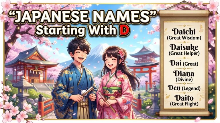japanese names that start with d