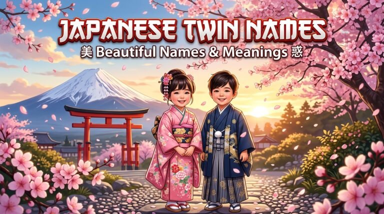 japanese twin names