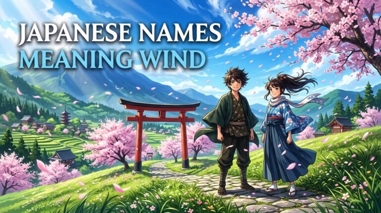 japanese names meaning wind