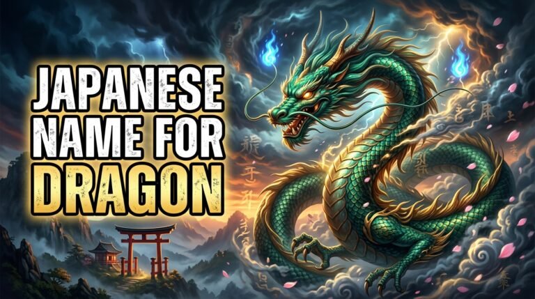 japanese name for dragon