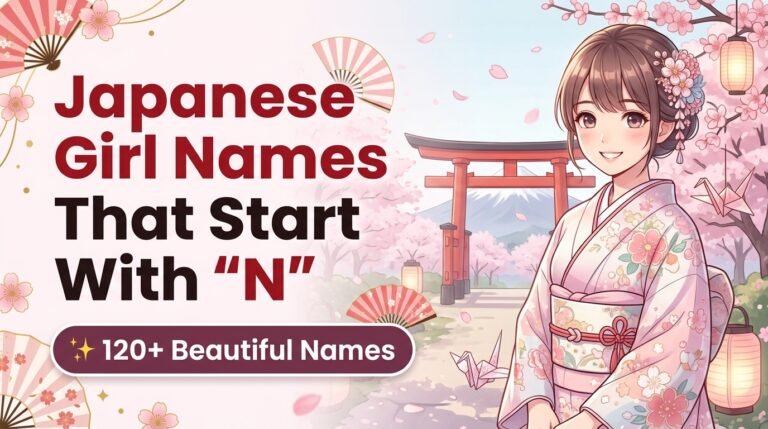 japanese girl names that start with n