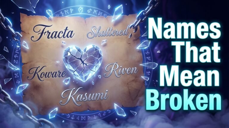 names that mean broken