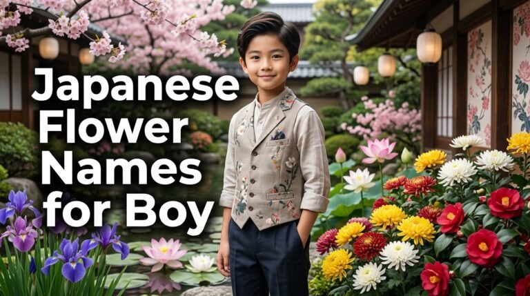 japanese flower names boy