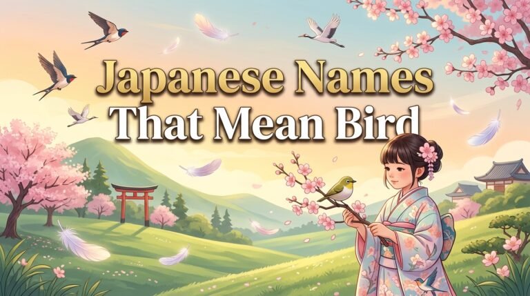 japanese names that mean bird