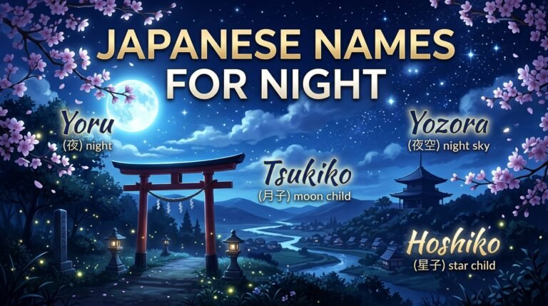 japanese names for night