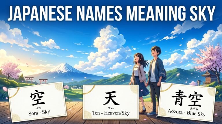 japanese names meaning sky
