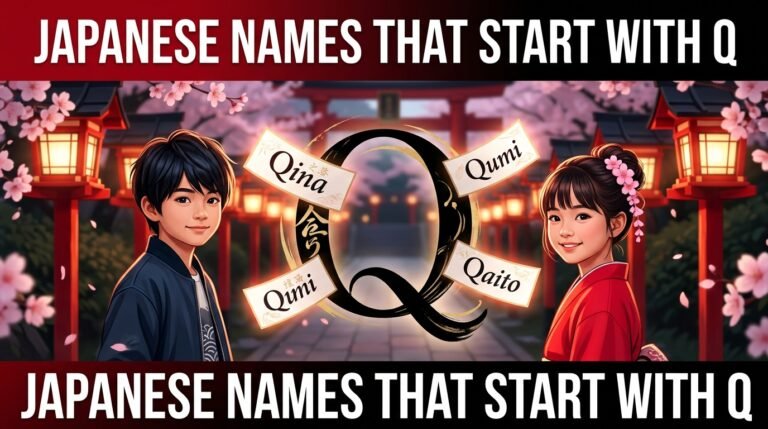 japanese names that start with q