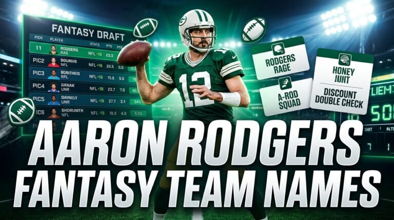 aaron rodgers fantasy team names