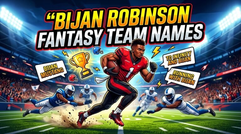 bijan robinson fantasy team names