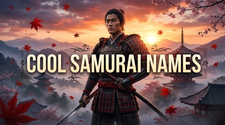 cool samurai names