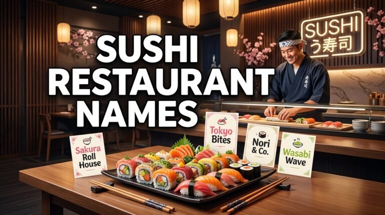 sushi restaurant names