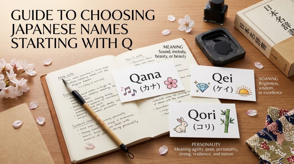 japanese names that start with q