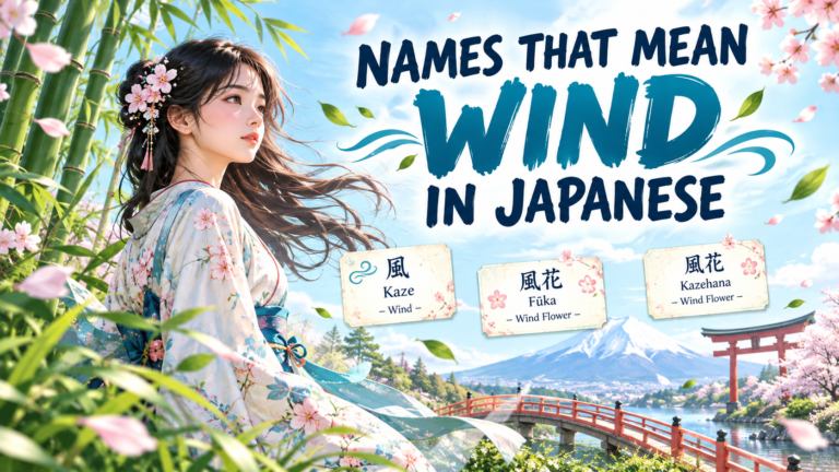 names that mean wind in japanese
