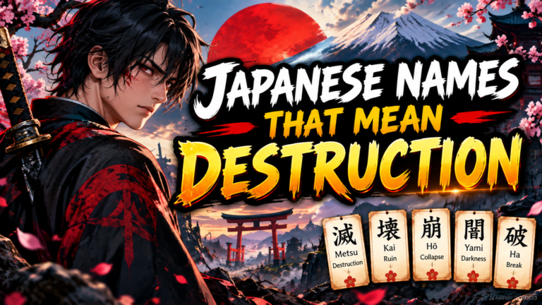 japanese names that mean destruction