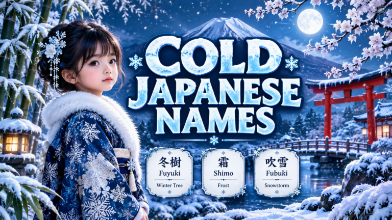 cold japanese names