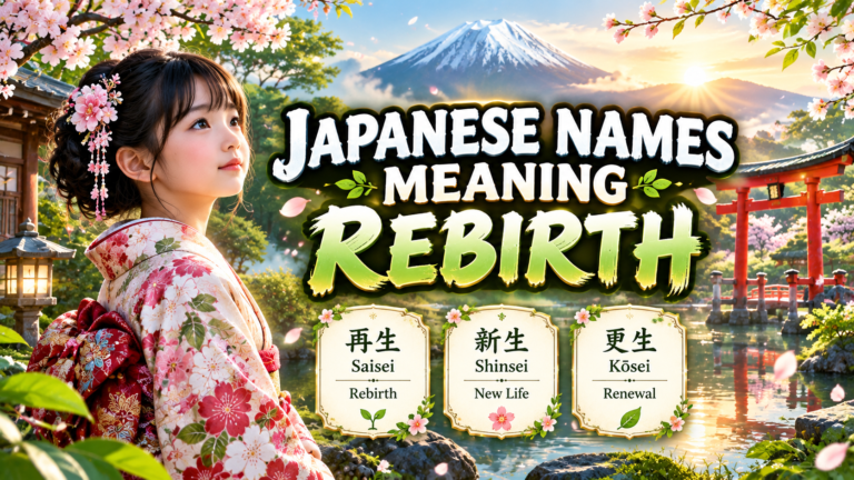 japanese names meaning rebirth