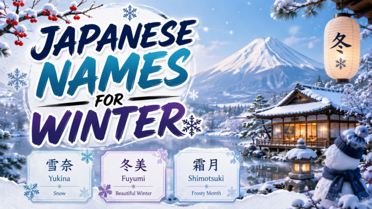 japanese names for winter