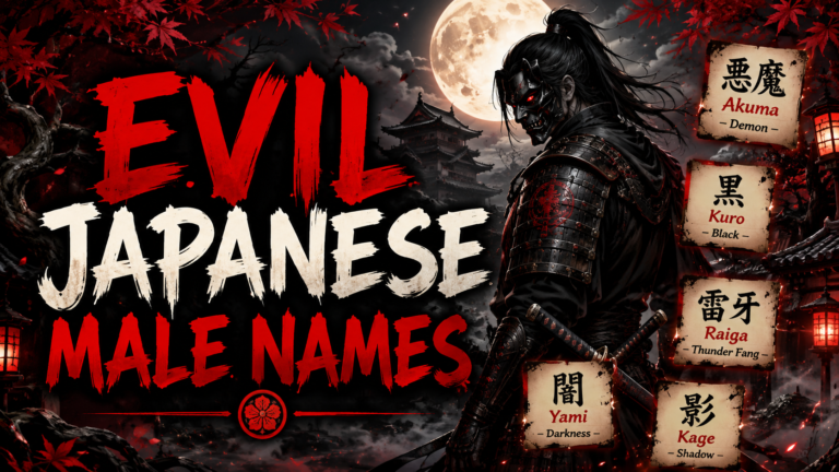 evil japanese names male